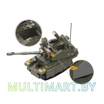 Конструктор Sluban M38-B0285 Танк Леопард (224 детали) картинка 8